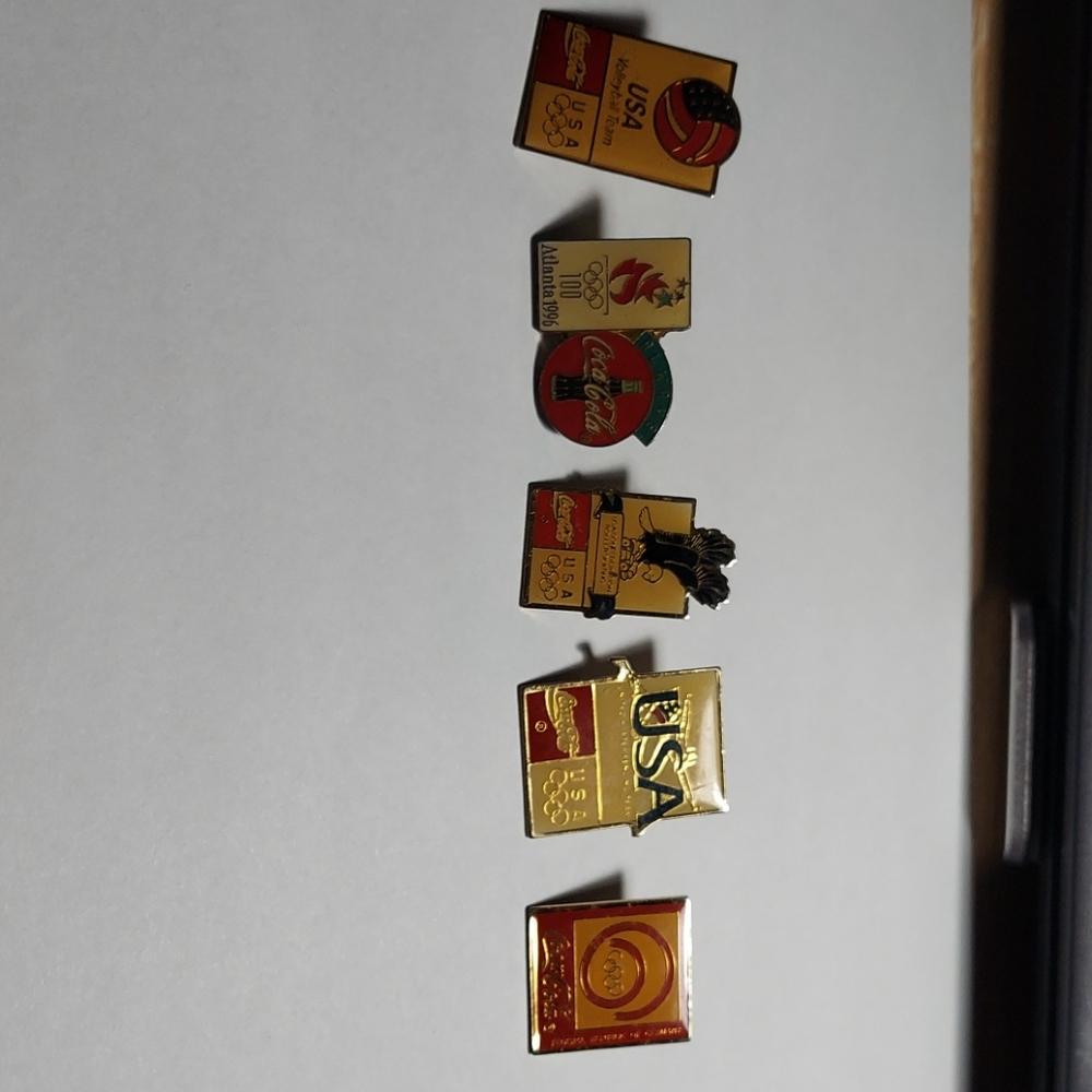 Coca Cola Olympic Pins